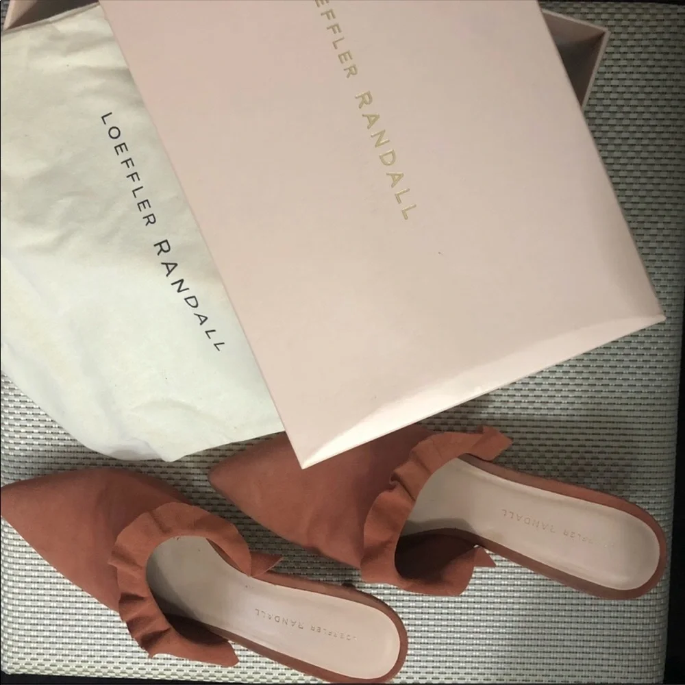 LOEFFLER RANDALL RUFFLE MULES - Picture 3 of 6